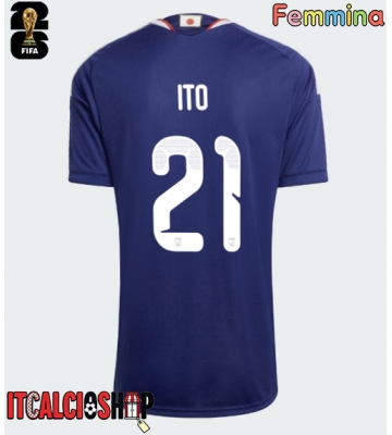 Giappone Hiroki Ito #21 Prima Maglia Femmina Mondiali 2026 Manica Corta